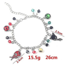 (12, One Size) Girl Lady Jewelry Peacock Necklace Pendant Snake Bracelet Tales Cosplay Jewelry Accessories Woman Man Gifts Anime Jewelry - DSW