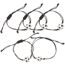 Sports Fan Armbänder Wachsschnur 5 4,3x0,6 Zoll