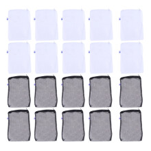 60 . 15X20 Cm Reißverschluss Nylon Mesh Filterbeutel Für Aquarium Teich