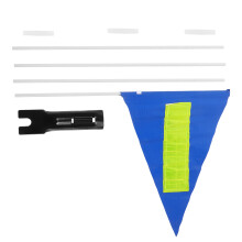Safety Flag PVC 1 Set 15,2x10,8x0,2 Zoll