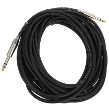 Yuangui E-Gitarre Audiokabel 6,35 Mm Stereo Lautsprecherkabel Schwarz