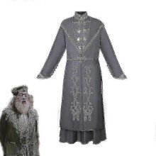 (L) Albus Dumbledore Cosplay Costume Full Set Halloween Disguise Carnival Party Costume For Adults - DSW