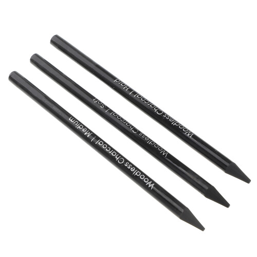 Graphit Bleistift Holzkohle Kunstbedarf Weich 3