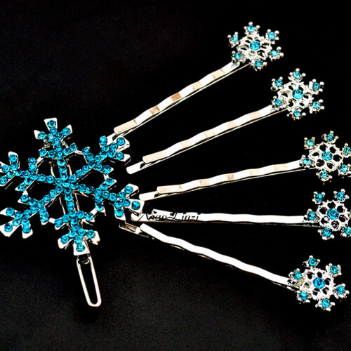 6 Haarspangen Spange Für Blau 1