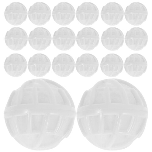 20Pcs Safe ABS Pond Filter Media Compact Aquarium Filter Round Balls