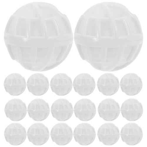 20Pcs Safe ABS Pond Filter Media Compact Aquarium Filter Round Balls 2