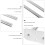 Handtuchhalter Silber 1 Satz 40x11x4,5 Cm 10