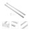 Handtuchhalter Silber 1 Satz 40x11x4,5 Cm 6