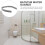 Water Strip Biegbar Badewanne Silikonkautschuk 11