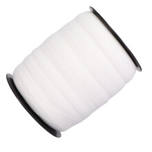 1 Rolle Elastisches Besatz Hochelastisches Band Weiß Zum Dehnen