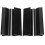 4 Stuks Plint Recht Haar Aluminiumlegering 6