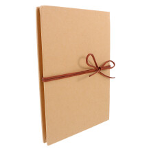 3 Stuks Kraftpapier Hardcover Harmonica Fotoboek 36 Pagina's