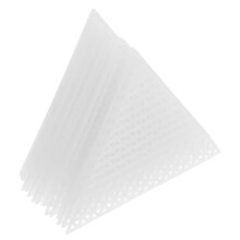 20 Stuks Lintdoek Kruissteek Mesh Canvas Wit Plastic