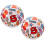 2Pcs Inflatable PVC Beach Balls for Pool and Beach Assorted Colors 10