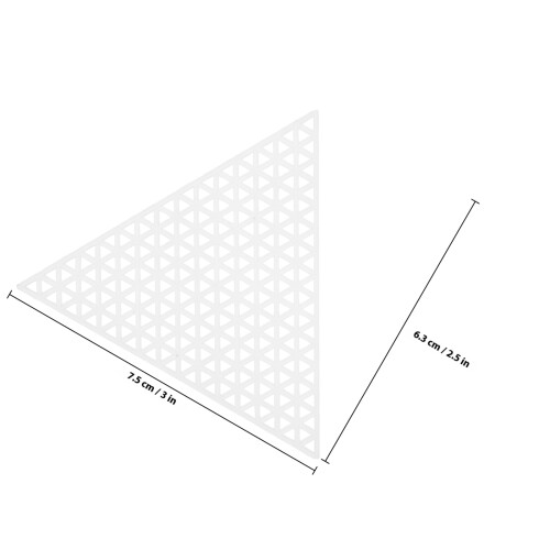 20 Stuks Lintdoek Kruissteek Mesh Canvas Wit Plastic 1