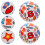 2Pcs Inflatable PVC Beach Balls for Pool and Beach Assorted Colors 11