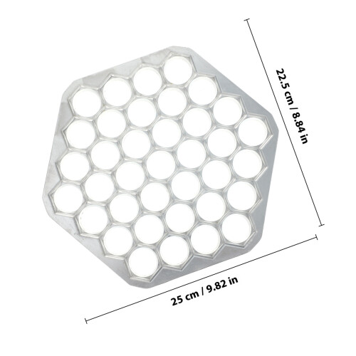Dumpling Maker Aluminiumlegering 1 Set 9,8x8,9x0,6 Inch 1