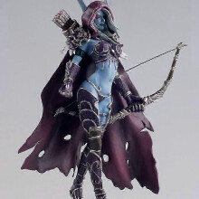 (15cm Size no box) Sylvanas Windrunner World Of Warcraft Action Figures The Queen Of The Undead Handmade Model Collection