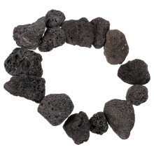 Aquarium Vulkanische Rots Decoratie Zwart 1 3,5x2,5 Inch