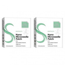 (2pcs,Green)Nano Micro Needle Plaster Slimming Micro Needle Plaster Firming Linecare Patches