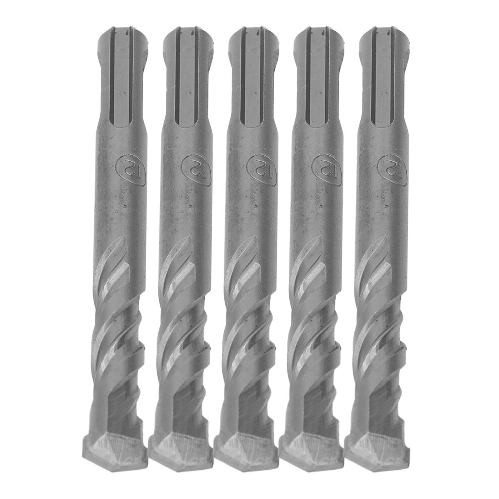 5Pcs Spiral Impact Drill Bits 110Mm 12Mm Cemented Carbide 6901353882548