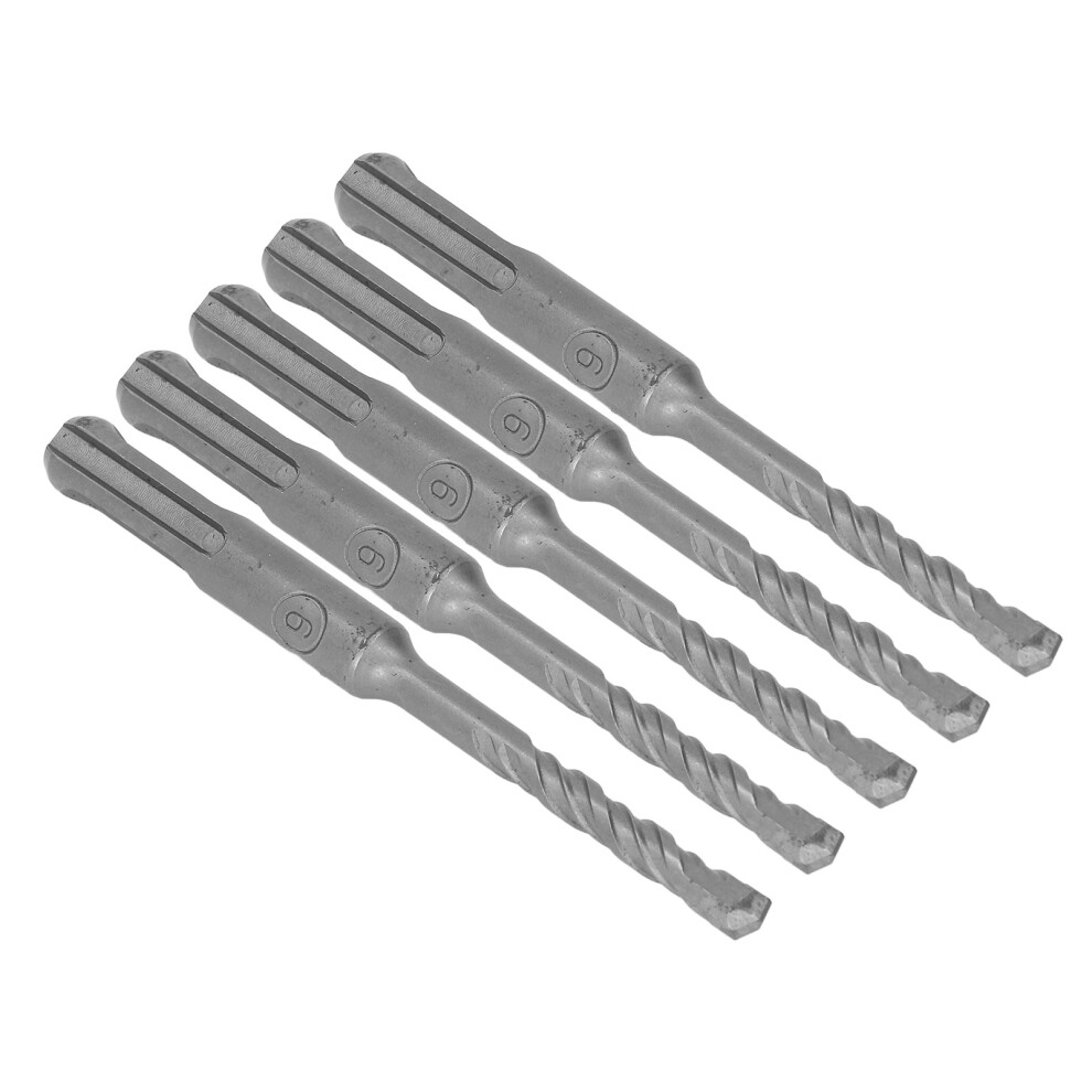 5Pcs Spiral Impact Drill Bits 110Mm Cemented Carbide For Brick & Stone 8791353882628