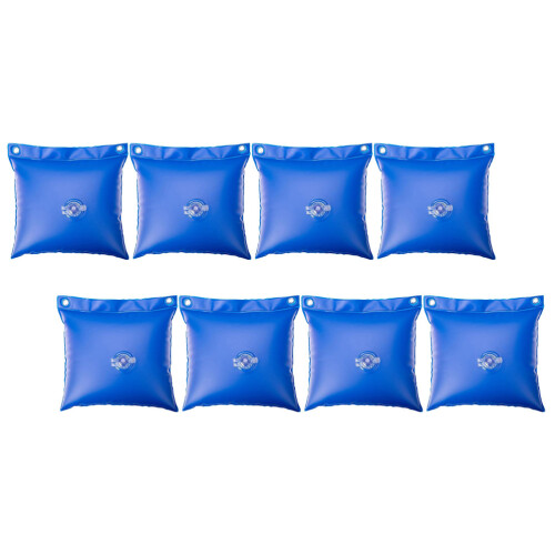 Raindrops Poolabdeckung Blau 8-Teilig 12x9,8x0,4 Zoll