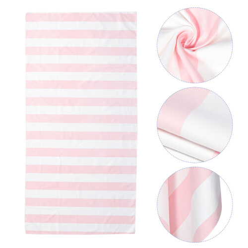 1 Set Gestreift Strandtuch Waschbar Polyester 2