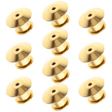 10 Stück Pin Rückverschluss Mit Verriegelung Metallbeschläge