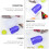 Set Van 2 Squeezer Crème Cake Smoothers Tool Fondant Strijker 11