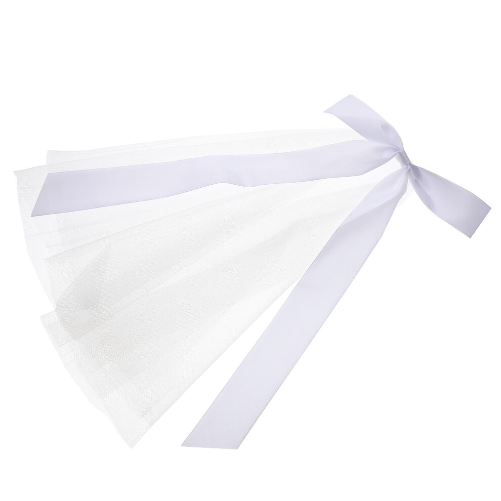Bruiloftssluier Polyester Wit