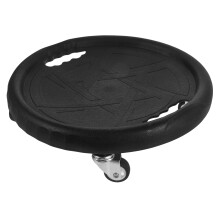 Mlins Schijf Board Buikplaat 25.00X6.50 Cm Zwart