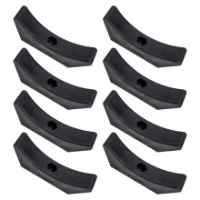 8 Stukken Houder Haltersrek Miss 14,60X4,00X3,50 Cm Zwart