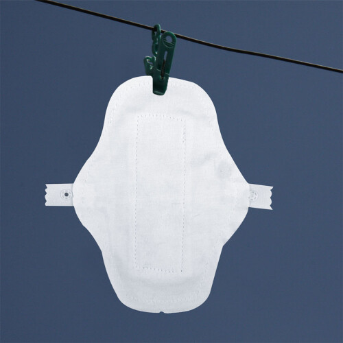 Breathable Maandverband Van Katoen 10St Wit 1