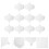 Breathable Maandverband Van Katoen 10St Wit 9