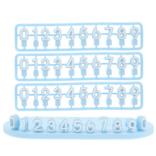 Parking Kentekenplaat Lichtblauw 1 Stuks 5,8 x 2,6 x 0,8 Inch