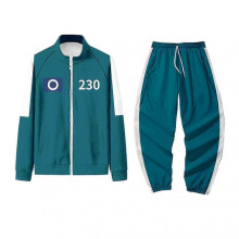 (C, XL) Squid Games Costume, Squid Games Track Suit, Korean Folk Game Costume Set, For Fans, Cosplay And Themed Events, 456 Adult Squid Games Outfit