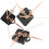 3 Sets Diy Klokmechanisme Beweging Wijsplaat Kit 4