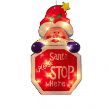 (STOP Seniors) Christmas Window Hanging Lights With Suction Cup Hook Led Decor For Door Fireplace Wall Bedroom