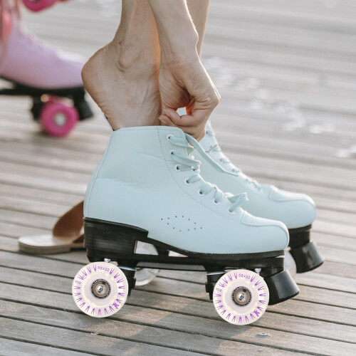 Roller Skates Rad Transparent Pu 2 Für Indoor 2