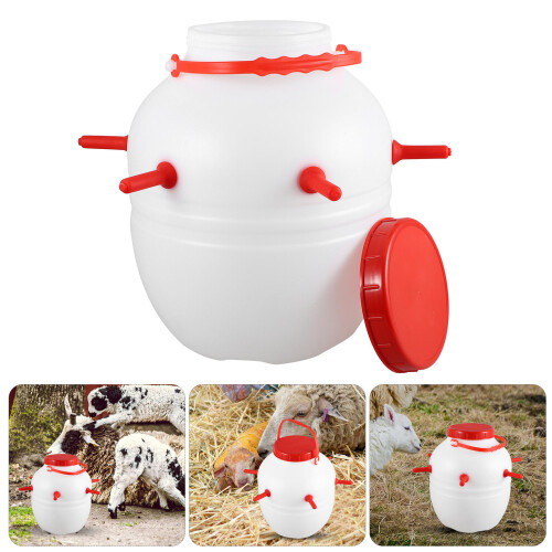 Lamb Bottle Feeder Verdicktes Kunststofftier 1 2