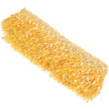1 Rolle Goldfarbenes Polyester Spitzenband Für Vorhänge Accessoires