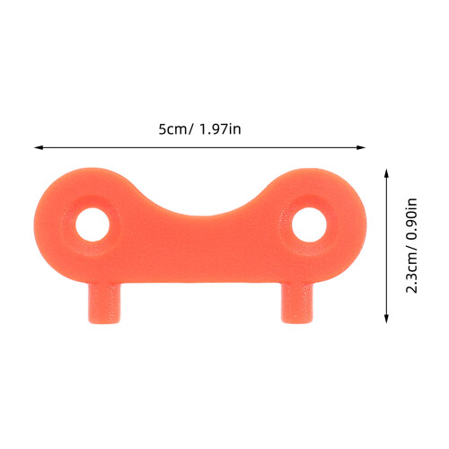 Deck Fill Plate Key Kit Herren Orange Nylon 4er Set 1