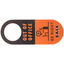 Door Hanger Sign Multi 1Set 8X3,1X0,04 Inch