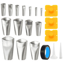 Worgeous 20 Stuks Siliconen Mondstuk Set Voor Afdichten En Schoonmaken
