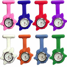 Silicone Verpleegkundige Tafelhorloge Vrouwen Rood