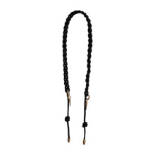 (Black) Stylish Replacement Belt Braided Rope Shoulder Strap 60cm-120cm Bag Strap Easy to Use Armpit Bag Replacement Strap Yellow