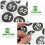 Nummer Stickers Zwart 20 0,98 Inch 9