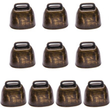 (10pcs, A) Mini Cow  s     s Metal Cow  s Craft  s    s     Cowbells Animal Anti Theft Accessories  s for Outdoor
