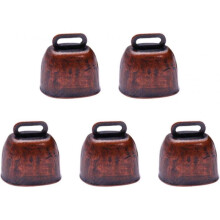 (5pcs, A) Mini Cow  s     s Metal Cow  s Craft  s    s     Cowbells Animal Anti Theft Accessories  s for Outdoor